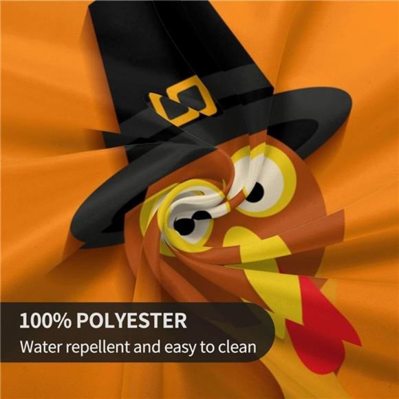 Thanksgiving Tablecloth Turkey Decoration Table Cover for Kitchen Party - Picture 2 of 6